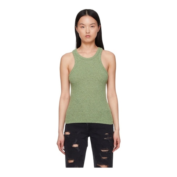 Agolde Tops - NWT Agolde Bailey Green Heathered Tank / green